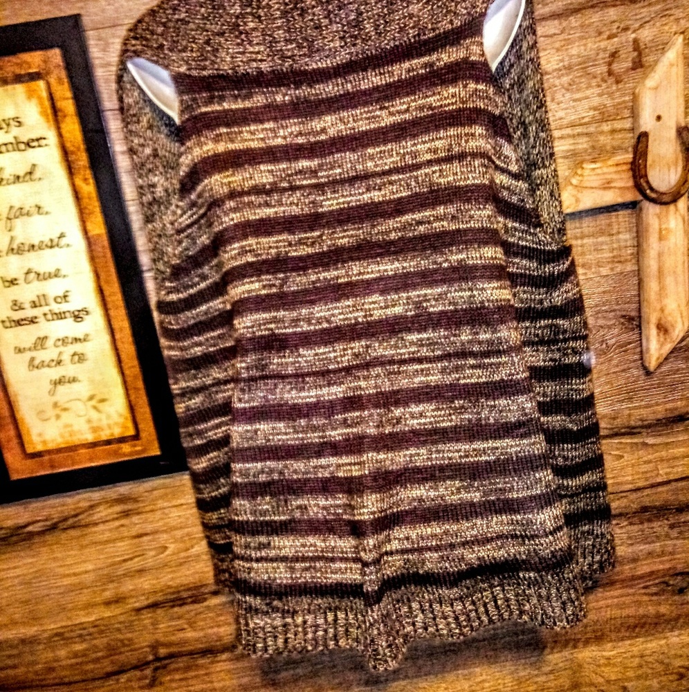 Victoria's Secret OS Sleeveless Knit Wrap NWOT - Picture 4 of 5